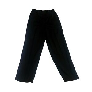 Collection Cherokee Black Straight Leg Dress Pants Womens Size 12 Professional